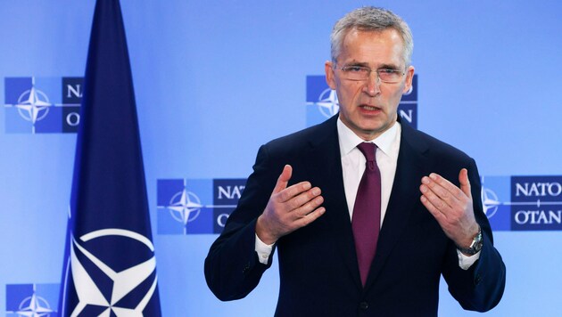 NATO-Generalsekretär Jens Stoltenberg (Bild: AP)