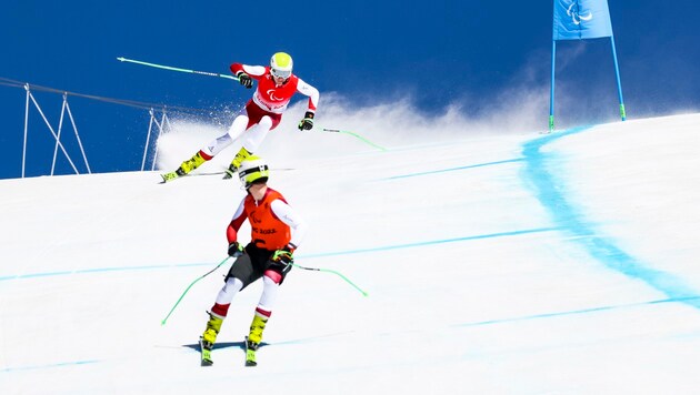 Matteo Fleischmann und Johannes Aigner (Bild: GEPA )