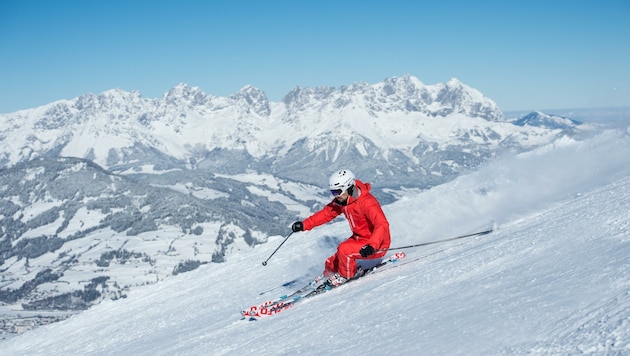 Die Pisten rund um Kitzbühel locken! (Bild: Michael Werlberger)