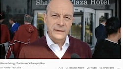 Werner Murggs Ostukraine-Video auf YouTube sorgt nun erneut für Kritik an den in Graz regierenden Kommunisten. (Bild: Screenshot/youtube.com/Für eine gerechtere Weltordnung)