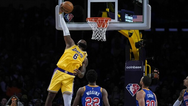 LeBron James (LA Lakers) (Bild: AP)