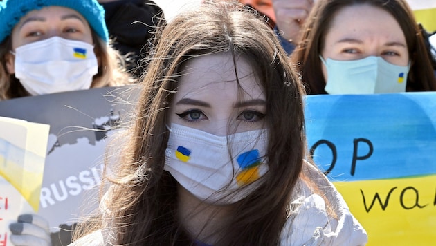 Hilfe für Ukraine (Bild: Jung Yeon-je / AFP)