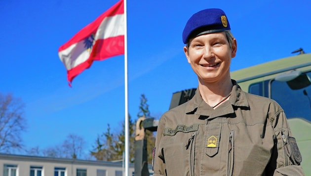 Oberstleutnant Jasmine Krutzler (Bild: Sepp Pail)