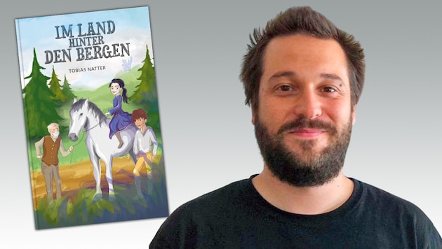 Tobias Natter wuchs in Wolfurt auf und hat nun sein erstes Kinderbuch im Herramhof Verlag veröffentlicht. (Bild: privat, Herramhof Verlag Krone KREATIV)