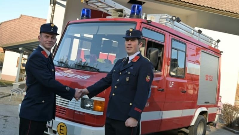 Chef Michael Visotschnig und Vize Thomas Dobrounig (Bild: Hronek Eveline)