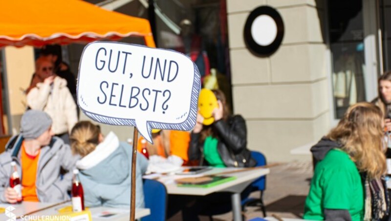 Weil die Antwort auf „Wie geht´s?“ nicht immer „gut“ sein muss! (Bild: Schülerunion Kärnten)