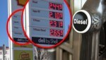 Los lectores de "Krone" descubrieron precios de diésel de casi 2,50 euros por litro en la ciudad el miércoles, por ejemplo aquí en una gasolinera Shell en Tribuswinkel cerca de Traiskirchen (Baja Austria).  ¡En las autopistas los precios eran aún más altos!  (Imagen: reportero lector de "Krone")