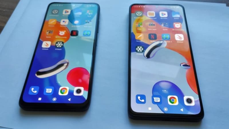 Redmi Note 11 (l.) und Note 11 Pro 5G (Bild: Dominik Erlinger)