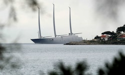 Die „Sailing Yacht A“ ist das größte Segelschiff der Welt und gehört dem Oligarchen Andrej ...