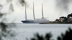 Die „Sailing Yacht A“ ist das größte Segelschiff der Welt und gehört dem Oligarchen Andrej ...