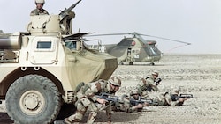 Internationaler Truppeneinsatz gegen Iraks Diktator Saddam Hussein 1991 - Kann man in so einem Konflikt neutral bleiben? (Bild: AFP)