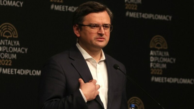 Der ukrainische Außenminister Dmytro Kuleba (Bild: AFP )