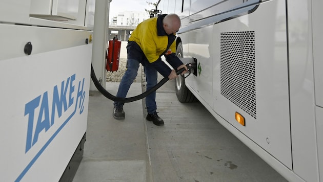 Wasserstoff könnte langfristig die fossilen Brennstoffe als Energieträger ablösen. (Bild: APA/HANS PUNZ)