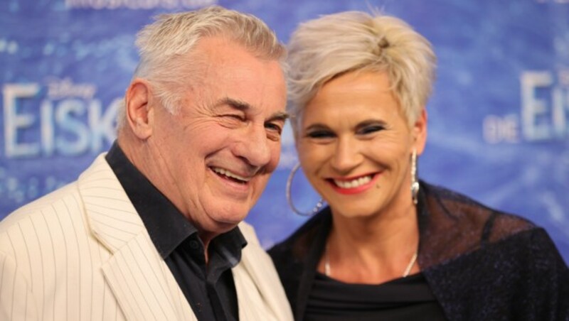 Heinz Hoenig und seine Frau Annika freuen sich auf weiteren Nachwuchs. (Bild: Christian Charisius / dpa / picturedesk.com)