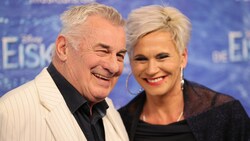 Heinz Hoenig und seine Frau Annika freuen sich auf weiteren Nachwuchs. (Bild: Christian Charisius / dpa / picturedesk.com)