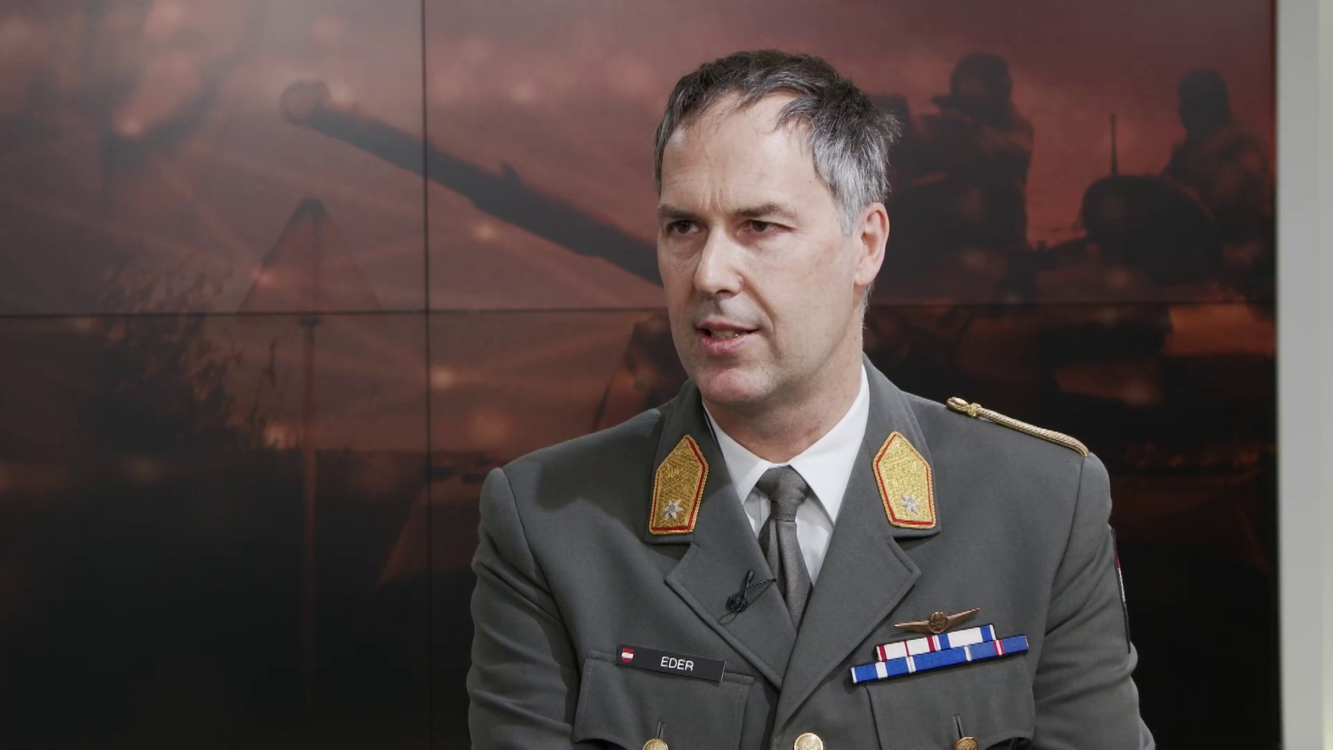 Brigadier Philipp Eder, Leiter der Abteilung Militärstrategie im Verteidigungsministerium (Bild: krone.tv)