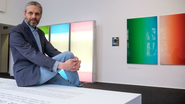 Anton Kehrer stellt Licht und Farbe ins Zentrum seines Werks. (Bild: Einöder Horst)