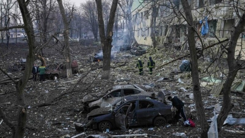 Zerstörung in Mariupol (Bild: AP)