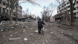 Mariupol soll bereits zu 80 Prozent zerstört sein. (Bild: AP)