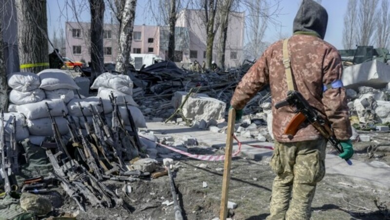 So manche Information über ukrainische Stellungen dürften aus der eigenen Bevölkerung stammen. (Bild: AFP )