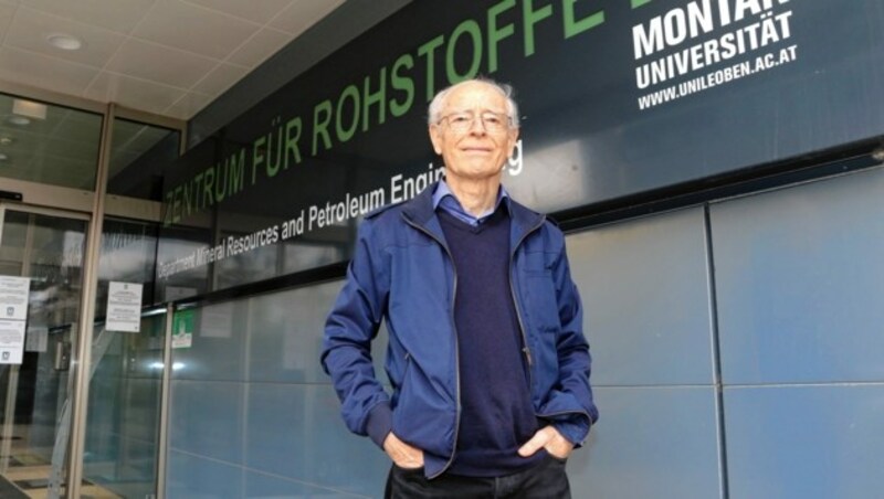 Geologe Walter Vortisch, emeritierter Professor der Montan Uni Leoben. (Bild: Christian Jauschowetz)