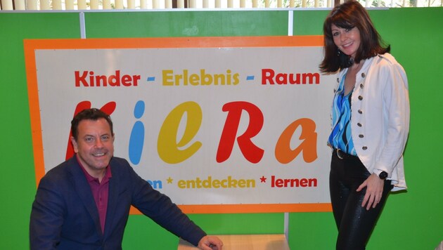 Nadja und Stefan Elmer sind die Entwickler der Methode, den Kindern ein so komplexes Thema wie Energie begreiflich zu machen. (Bild: Daum Hubert)
