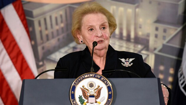 Die ehemalige US-Außenministerin Madeleine Albright wurde 84 Jahre alt. (Bild: AP)
