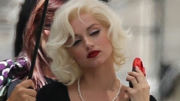 Ana de Armas im Jahr 2019 am Filmset in der Rolle der Hollywood-Legende Marilyn Monroe (Bild: www.pps.at)