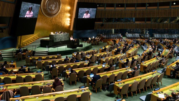 Vollversammlung der Vereinten Nationen (Bild: AP Photo/John Minchillo)