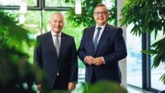 Die Energie-Steiermark-Vorstände Christian Purrer und Martin Graf (Bild: Energie Steiermark)