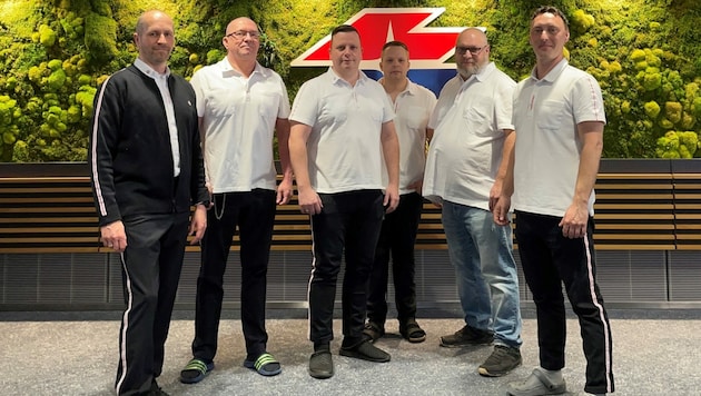 V.l.: Georg Koller, Michael Forstner, Heinrich Bauer, Julian Seif, Martin Wondrak und Martin Kulmann (Bild: Wiener Linien)