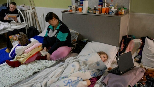 Más de 1000 refugiados de Ucrania ya han llegado a Vorarlberg.  En sus pensamientos, sin embargo, en su mayoría todavía están en su tierra natal.  (Imagen: AFP o licenciantes)