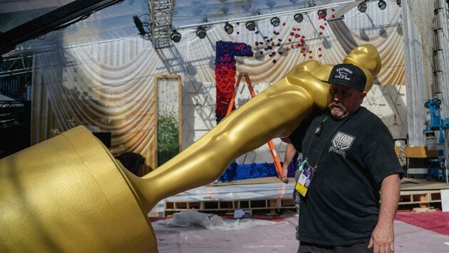 Die Vorbereitungen für die Gala laufen. Doch droht bald das Aus der Oscars? (Bild: AFP)