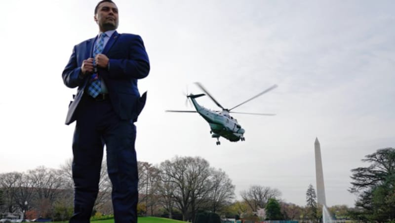 Sicherheitsparallele: In den USA schützt der Secret Service den Präsidenten. (Bild: AP/Patrick Semansky)