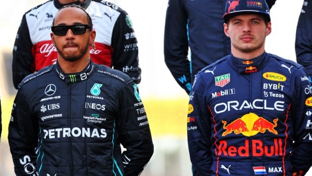 Lewis Hamilton (li.) und Max Verstappen (Bild: GEPA pictures)