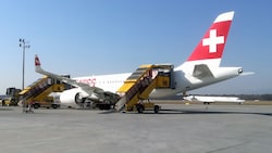 Eine Swiss Air (Archivbild) (Bild: FH GRZ)