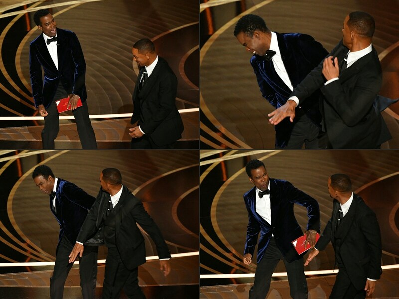 Will Smith hatte Chris Rock bei der Oscar-Gala auf der Bühne des Dolby Theatre eine harte Ohrfeige verpasst. (Bild: Robyn Beck / AFP)