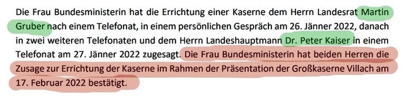 Bereits im Jänner kam die „Baubestätigung“ aus Wien (Bild: zvg)