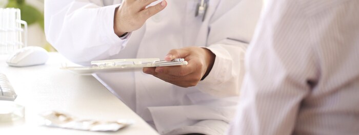 Ein Arzt im Patientengespräch