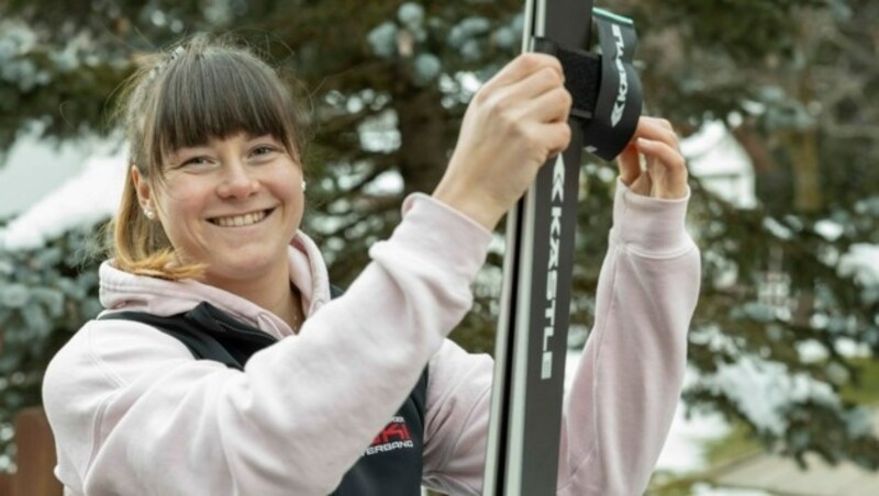 Sonja Gigler wechselte 2021 von den Alpinen ins Skicrosslager, in Bakuriani startet die 21-Jährige das erste Mal bei der WM. (Bild: Maurice Shourot)