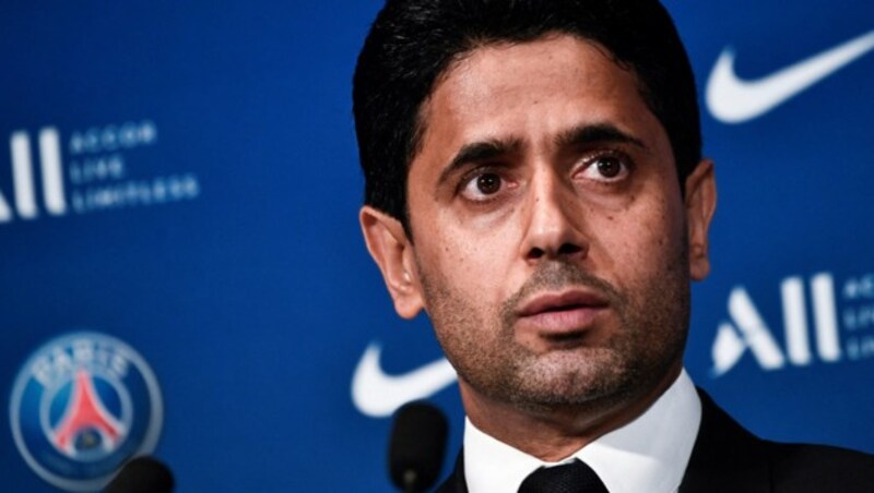 PSG-Präsident Nasser Al-Khelaifi (Bild: APA/AFP/STEPHANE DE SAKUTIN)