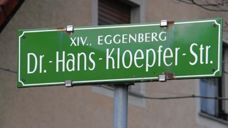 Die Dr.-Hans-Kloepfer-Straße zählt laut Experten zu den 20 „höchst bedenklichen“ Straßennamen in Graz. Sie soll einen neuen Namen erhalten. (Bild: Jauschowetz Christian)