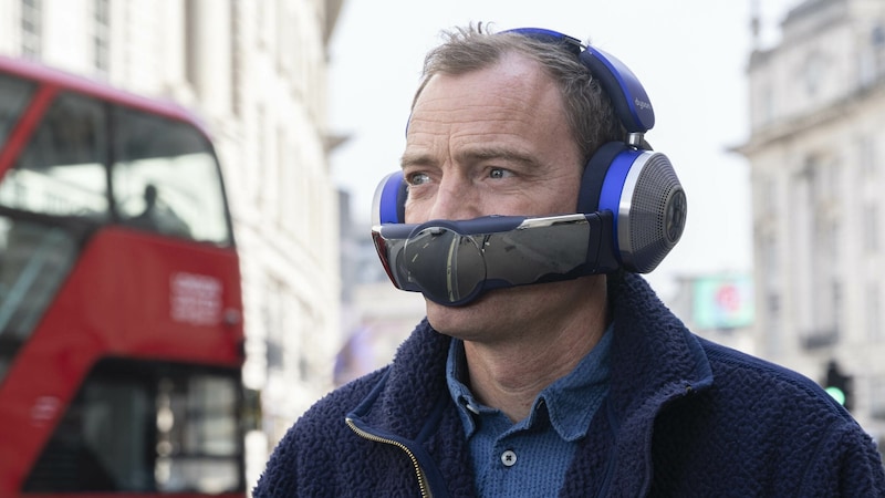 Dyson's first headphones with an integrated air filter, the Dyson Zone, failed with the public. (Bild: Dyson)