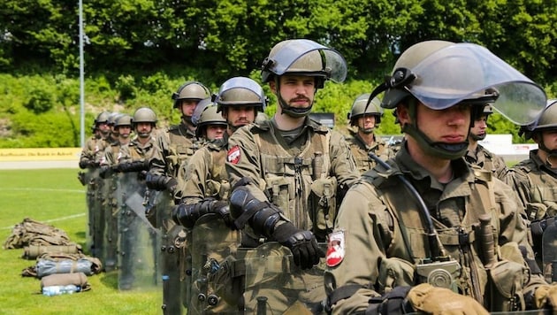 Soldaten des Jägerbataillons 8 (Bild: Bundesheer/Helmut Steger)