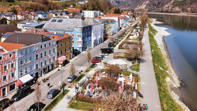 Aschach will seine Donaupromenade vielfältiger nutzen und befragt nun doch die Bürger. (Bild: Einöder Horst)