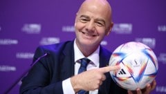 FIFA-Präsident Gianni Infantino hat viele kreative Ideen für den Weltfußball. (Bild: AFP)