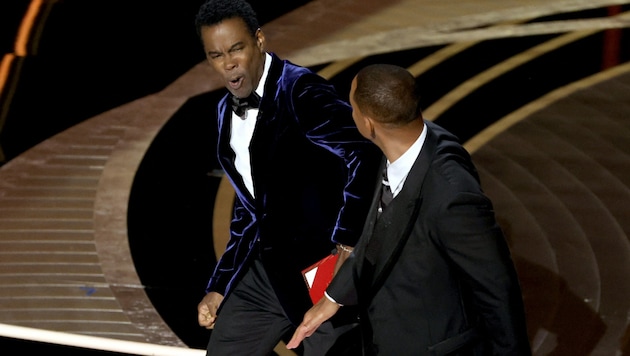 Chris Rock kassierte bei der Oscar-Gala eine Ohrfeige von Will Smith. (Bild: 2022 Getty Images)