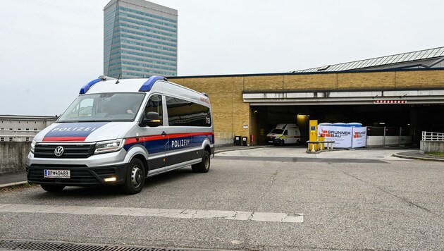 Der Tatort im ehemaligen Postverteilerzentrum am Linzer Bahnhof. (Bild: Alexander Schwarzl)