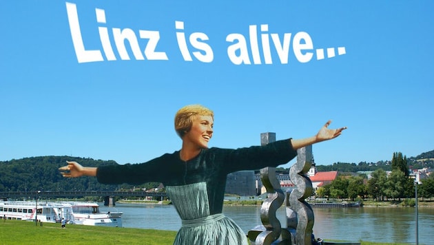 Ein „Teaser“ für eine neue Kitsch-Kampagne in Linz? (Bild: @visitlinz)