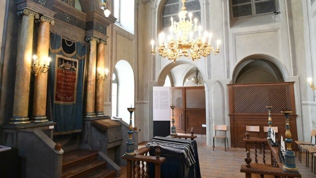La sinagoga del museo es la más antigua de Austria (Imagen: P. Huber)
